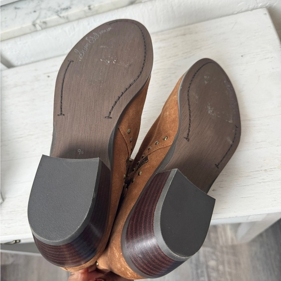 SAM EDELMAN Paola Studded Suede Ankle Boots - Picture 7 of 7